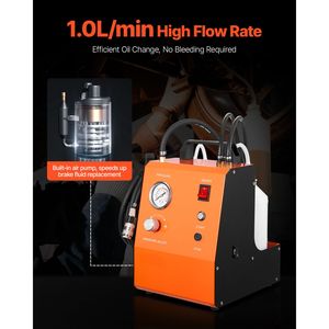 Kit Professionale Elettrico 110V per Spurgo Freni con Manometro e Pompa ad Aria per Riparazione Efficiente dei Freni - Product Image 2