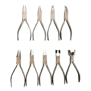 Ametrine Surgical 1Pcs Stainless Steel Needle Nose <b>Pliers</b> Nylon Platform <b>Plier</b> Manual Instrument <b>Set</b> for General Surgery - Product Image 1