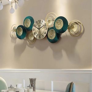 Metal Wall <b>Clock</b> Stylish Antique Wall <b>Clock</b> for Bedroom Living Room Home Decor <b>Large</b> Decorative Wall <b>Clock</b> Design 1 - Product Image 1