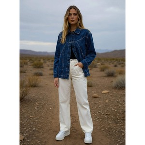 Chaqueta Azul Única de Moda, Nueva Colección Otoño-Verano para Mujer, Compre Directamente del Proveedor a un Precio de Ganga - Product Image 1