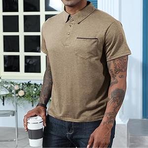 Nouveaux polos en vente. Fabricant de polos pour hommes, t-shirts à manches courtes au meilleur prix, posté par Dress Sports. - Product Image 4