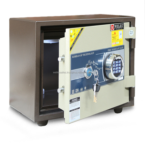 Mini Safes WELKO S360 DK Electronic <b>Digital</b> Combination <b>Lock</b> Brown Red Home Safe with Stainless Steel - Product Image 4