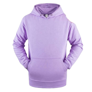 Sweat à capuche vierge 100 % coton épais avec logo personnalisé – Haute qualité, vente en gros - Product Image 2
