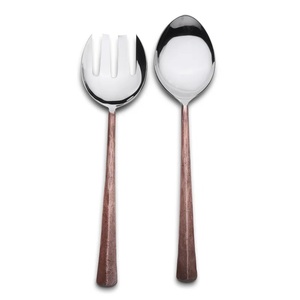 Lot de Cuillères de Service en Bronze Forgé de Qualité Commerciale pour Buffets d'Hôtel, Ustensiles Robustes pour Hôtesses, Restaurants et Usage Domestique - Product Image 3
