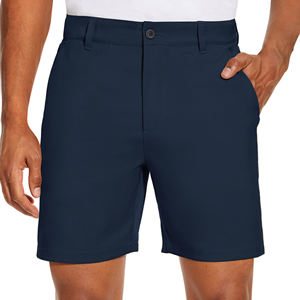 Pantalones Cortos de Golf Personalizados al por Mayor para Hombre, Casuales, Elásticos en 4 Direcciones, Parte Delantera Plana, Ligeros, para Gimnasio y Entrenamiento, de Secado Rápido, con Bolsillos - Product Image 1