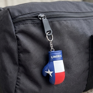 Texas Flag Mini <b>Boxing</b> Glove Keychain PU Leather Lightweight Custom Logo Gym <b>Gift</b> - Product Image 4
