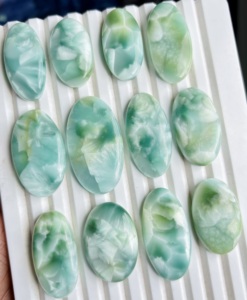 Hemimorphit Lose Cabochons Heilender Edelstein Handgefertigte Glatte Hemimorphit-Cabochons Loser Großhandelspreis Hemimorphit-Stein - Product Image 2