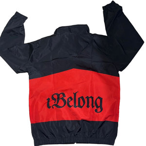Heavyweight Plus Size Men's Waterproof Windbreaker Tracksuit Summer Stand High Quality <b>Polyester</b>/Cotton Jogging Sweat Suit Set - Product Image 2