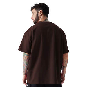 Service OEM, t-shirts imprimés surdimensionnés pour hommes de haute qualité, t-shirt personnalisé en couleur, t-shirts personnalisés en coton/fibre pour hommes - Product Image 2