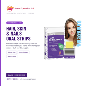 Gomitas de Biotina y Colágeno de Marca Privada OEM, Sabor a Uva, Suplemento de Belleza para Cabello, Piel y Uñas, Salud Herbal Vegana, 10 Tiras - Product Image 5