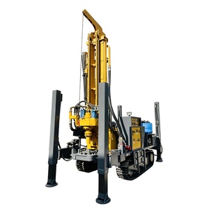 Foreuse rotative sur chenilles en acier pour puits d'eau et mines, portée 260m, 400m, 500m, 800m, 1000m - Product Image 1