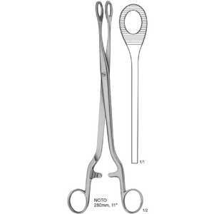 Pinzas de Esponja NOTO de Acero Inoxidable de Buena Calidad al por Mayor, Instrumento Quirúrgico Reutilizable con Certificación CE - Product Image 1