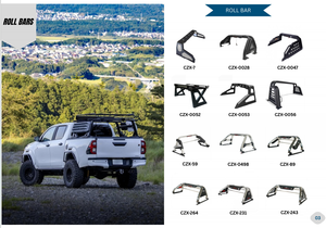 Roll Bar Universale Regolabile Resistente alla Ruggine per Pickup, Barra Sportiva per Hilux, Ranger, D-Max, Navara, <span class=keywords><strong>Amarok</strong></span> - Product Image 3