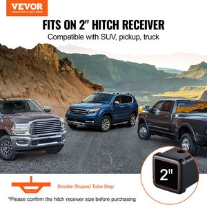 Robusto Supporto per Gancio di Traino in Acciaio da 2 Pollici con Capacità di Carico di 300 LBS e Protezione per Paraurti Posteriore con Blocco a Perno - Product Image 2