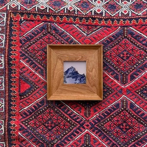Little Wooden <b>Picture</b> <b>Frame</b>-Handmade Eco-Friendly Lightweight Vertical Orientation for Tabletop Wall Installation <b>Small</b> Simple - Product Image 4