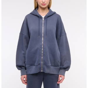 Sweat-shirt à capuche bleu pour homme, coupe classique, couleur unie, décontracté, tricoté, manches longues, avec poches, idéal pour l'automne - Product Image 6