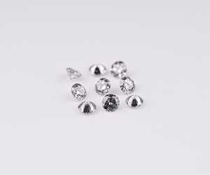 OM GEMS 3.00 MM เพชรเกลือพริกไทยธรรมชาติแบบหลวมได้รับการรับรองสำหรับ - Product Image 4