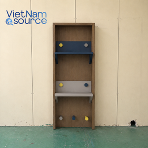 Solutions élégantes de mobilier de chambre pour l'hôtellerie Microtel, avec HPL décoratif et MDF de qualité commerciale, fabriqué au Vietnam. - Product Image 1