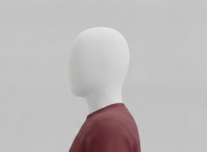 เสื้อสเวตเชิ้ตคอกลมสีเบอร์กันดีสำหรับผู้ชาย ทรงปกติ ผ้าถัก สีพื้น สวมใส่สบายๆ สำหรับฤดูใบไม้ร่วง - Product Image 3