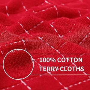 High Quality Woven Custom Combed Cotton <b>Towels</b> Soft Ultra Absorbent Eco-Friendly Hypoallergenic Quick-Dry 500 GSM Standard - Product Image 4