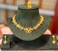 Meilleure Vente 2026 : Parure de Bijoux Femme Plaqué Or 24K Style Vintage en Cuivre, Prête à Offrir – Meilleure Vente Mayotte Comores France