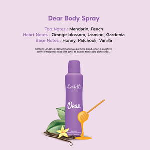 Spray corporel Confetti London Dear Body 250ml, déodorant pour femmes - Product Image 2