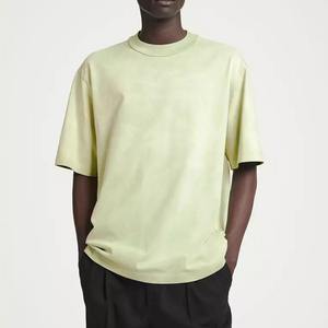 Private Label Pastel Green T Shirt Premium Supplier Slim Fit 100% Cotton Top Fashionable Casual T-shirt - Product Image 6
