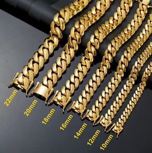Gold Plated Cuban Link Chain Necklace Miami <b>Choker</b> Thick Link Neckwear for Men Unisex Party <b>Silver</b> Jewelry - Product Image 2