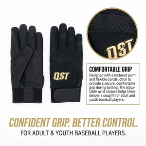 Gants de frappe de baseball personnalisés, légers, flexibles, pour l'entraînement, pour adultes et jeunes. - Product Image 3