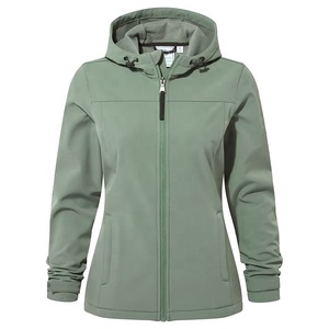 Women's <b>Lightweight</b> Mauve Softshell <b>Jacket</b> Hooded Windproof & <b>Waterproof</b> Nylon Shell Digital Print Full-Zip Outdoor <b>Running</b> - Product Image 5