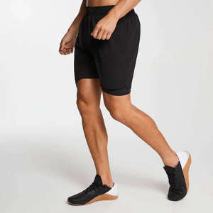 Pantalones cortos de gimnasio de secado rápido para hombre, pantalones cortos deportivos de verano para entrenamiento, fitness, ropa deportiva con cintura elástica, suministro de fábrica. - Product Image 3