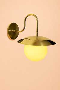 Vintage Brass <b>Wall</b> Lamp Globe Glass Shade LED <b>Sconce</b> Modern Corridor Bedroom Hotel <b>Lighting</b> - Product Image 3
