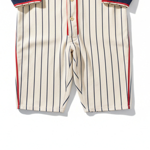 OEM Factory Custom Design Baseball Uniform Set Breathable Stripe Sublimated Sports Jerseys Pants <b>Men</b> Tournament - Product Image 4