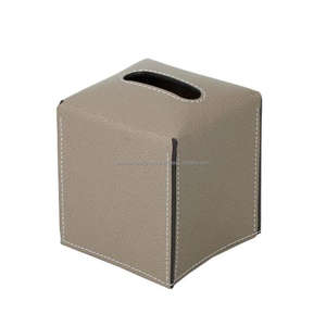 Produits artisanaux, distributeur de serviettes en cuir, boîte à mouchoirs de style européen, accessoires de table écologiques - Product Image 2