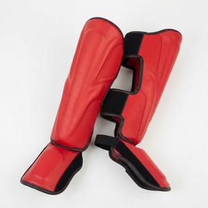 Nouveaux protège-tibias Muay Thai personnalisés avec logo OEM pour enfants et adultes, prix économique, protège-tibias élastiques pour MMA, grappling et boxe - Product Image 6