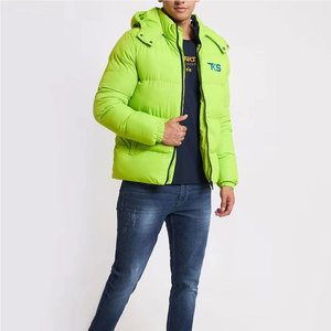 Low MOQ Hot Sale <b>Men</b> Puffer Jacket With Quilted Construction And Comfortable Insulated Filling Puffer Jacket - Product Image 5