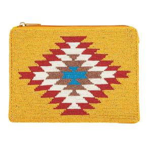 Pochette Porte-Monnaie et Rouge à Lèvres Bohème Western Cowgirl du Sud-Ouest avec Perles et Pièces de Monnaie, Thème Noël, GLF, Faite à la Main, Mignonne pour Femmes - Product Image 1