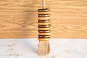 Decorative Rustic Wooden Napkin Ring Set <b>for</b> Home Kitchen Party Supplies Decoration Items Premium Collection Elegant Finish - Product Image 3