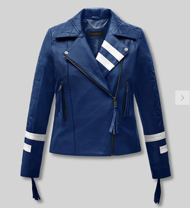 Veste en cuir pour homme, coupe-vent, veste en cuir pour homme et femme, styles personnalisés, Charlotte Burnt, plusieurs couleurs, veste en cuir 2006 - Product Image 5