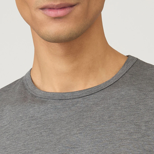 T-shirt Homme Col Rond Manches Courtes Coton 200 g/m² Couleur Unie Simple Décontracté Coupe Ample – Nouveauté Tendance - Product Image 4
