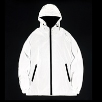 Veste réfléchissante pour hommes qui brille dans le noir, manteau décontracté pour l'extérieur, coupe-vent respirant de grande taille, pour la course, le cyclisme, la randonnée, la pluie