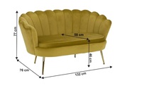 Modernes Nordisches Luxus-Sektional-Samt-Freizeitsessel-Set mit Stapelbarem Design für Kleine Wohnungen, Wohnzimmer & Außenbereich