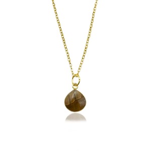 Natural Tiger Eye 925 Sterling <b>Silver</b> Heart Necklace Handmade 10mm Stone Gold Plating Smooth Gemstone Jewelry Gift for Wedding - Product Image 2
