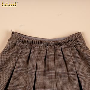 DR4490 – กระโปรงจีบผ้าทอสำหรับเด็กผู้หญิง ลายดอกไม้ ผ้าฝ้าย 100% ตกแต่งด้วยมือ เป็นมิตรกับสิ่งแวดล้อม ODM - DR4490 - Product Image 6