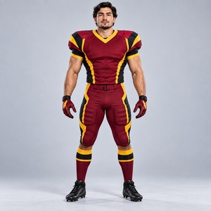 Ensemble d'uniformes de football américain de haute qualité pour les jeunes, technologie d'impression 3D, meilleurs prix de gros pour les adultes, service OEM ODM - Product Image 1