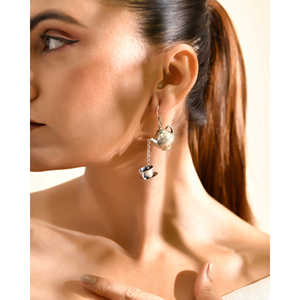 Pendientes de Plata Matka Colgantes de Moda de Meera Jaipur India - Product Image 5