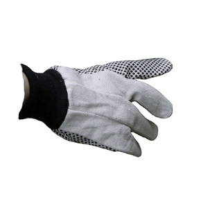 OEM 10oz perceuse de coton PVC gants à pois écran tactile compatible industriel et usage domestique gants de travail de sécurité usine approvisionnement en gros - Product Image 2