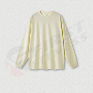 Camiseta Casual de Manga Corta de Algodón 100% con Logotipo Personalizado, Tejido de Punto, Lavado Ácido Intenso, para Hombre, 280 g/m² - Product Image 3