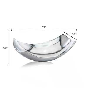 Modern Day Accents Cucha - Tazón Pequeño Decorativo de Aluminio Dorado Brillante para Nueces, Llaves, Centro de Mesa - Product Image 2