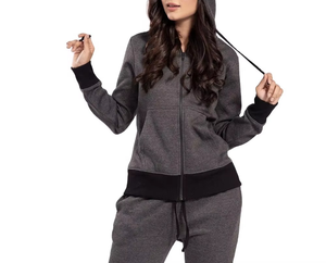 Nuevo conjunto de chándal ligero y transpirable para mujer con capucha, top de manga larga de peso medio y pantalones hasta el tobillo, ropa informal para correr. - Product Image 6
